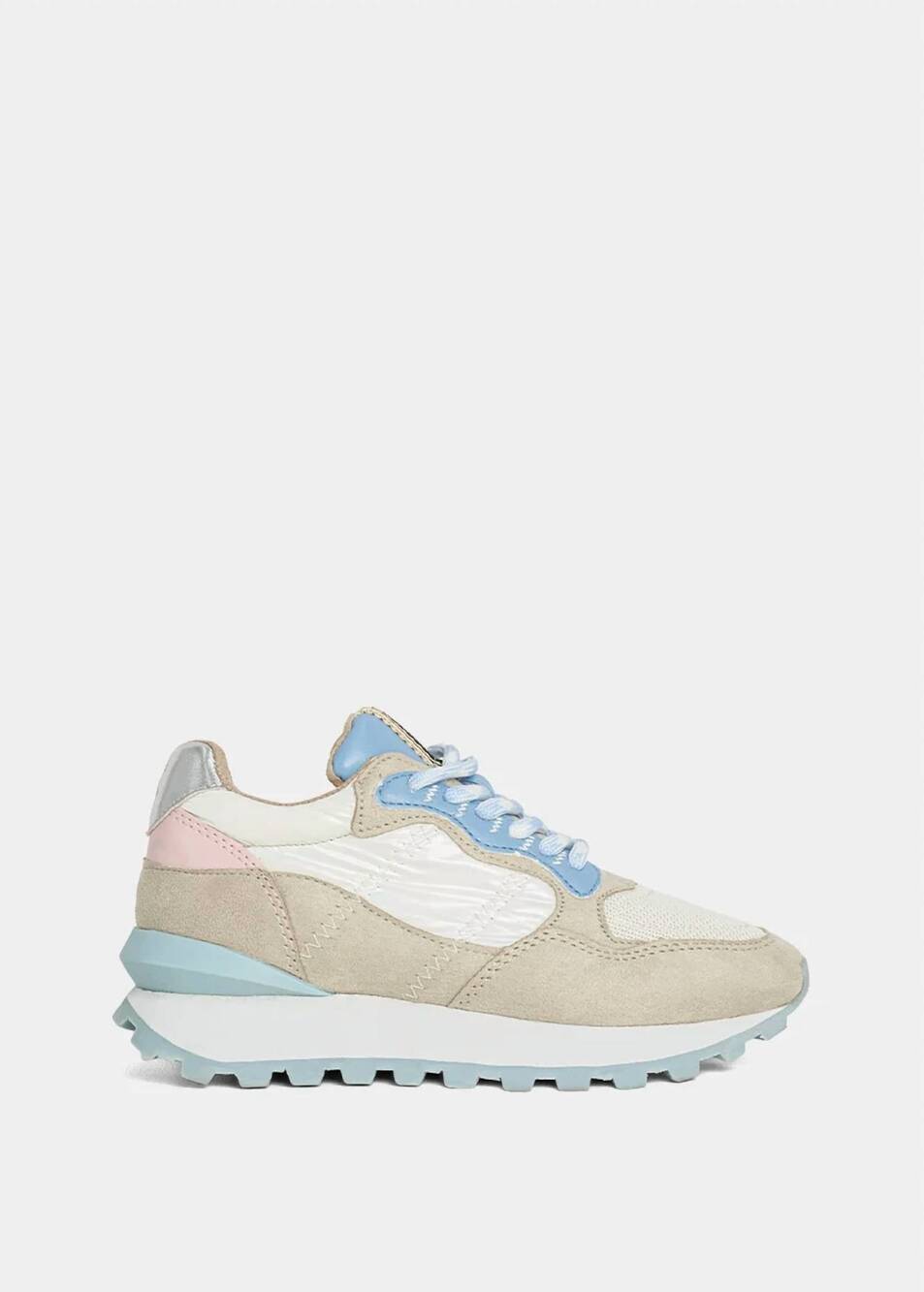 NEW SHU SHOP girl's phoebe mini sneakers in 477 baby blue